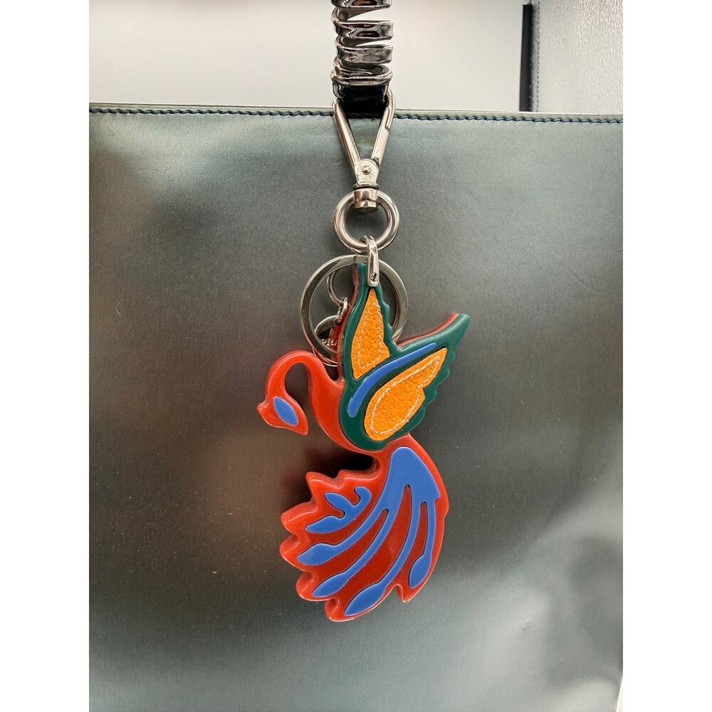 Vintage Prada Phoenix firebird bag charm